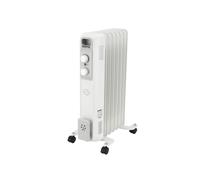 Electric Oil Filled Radiator Portable Heater With 3 Heat Settings Thermostat