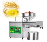 Electric Oil Press - Automatic Food-Grade Extraction Machine with Dual Cold and Hot Pressing Modes for Healthy Oil Extraction