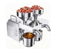 Electric Oil Pressing Machine - Automatic Oil Extractor, 1200 w Double Engine, 99% Efficiency for More Than 30 Nuts/Seeds, Cold and hot Pressing