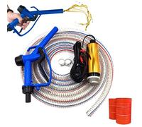 Electric Oil Pump 12V Diesel Pump Fuel Dispenser Fuel Sprayer Combo Kit, Oil Transfer Diesel Kerosene Biodiesel w/Hose Nozzle 3pcs