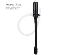 Electric Oil Pump Siphon Pump for Engine Oil Transfer | Plastic Body, Black Finish, Dispensing Fluids, Ergonomic Grip, Suitable for Brake Fluid and Fish Tank Use