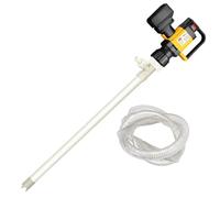 Electric Oil Transfer Pump Barrel Pump, High Viscosity Liquid Transfer Pump with 3 Adjustable Speed, 130L/min Large Suction Fuel Drum Pump, Battery Powered Diesel Transfer Pump with 3 Hose