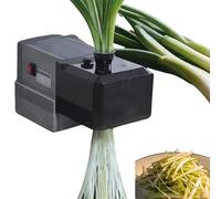 Electric Onion Chopper, Scallion Shredder Machine, 2.3/1.8/1.5mm Blades, High-Efficiency Food Processor, Removable for Easy Cleaning, Great for Leeks, Garlic, Cilantro