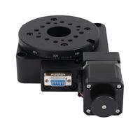 Electric Optical Rotary Platform, 360° Rotating Platform (100mm), Repeatability: 0.005° + Load Capacity: 45kg, Hollow Aperture Rotation Platform, for Optics Experiment,100mm
