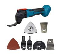 Electric Oscillating Tool Lithium Ion Cordless Renovator Tools 6 Gears of Speeds Adjustable with 4° Swing Angle Flexible Swing