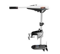Electric Outboard Motor, 660W, 12V, 30kg Thrust, 5 Forward and 2 Reverse Gears, Stainless Steel, for Boats 2-4m