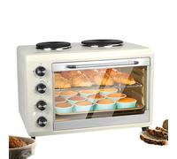 Electric Oven, Multi-function 56L, 2000W Power, Adjustable Knob Control for Home Cooking and Takeaways
