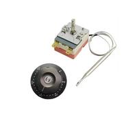 Electric Oven Thermostat Hot Temperature Controller Knob Type Temperature Control Adjustable 60-200C 16A