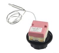 Electric Oven Thermostat Switch with 60-200C Adjustable Temperature Control 250V 16A 2-Pin for Kitchen Appliances Water Heaters Air Heaters