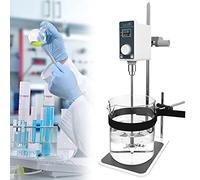 Electric Overhead Stirrer, Digital Lab Mixer with LCD, 10L-20L Capacity, Adjustable Speed 50-2000 RPM, High Viscosity 8000-16000 mPa.s, Stirring Rod Included