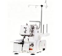 Electric Overlock Sewing Machine, Heavy-Duty Coverstitch Serger 3.5mm Max Thickness Seam, Overlock Width 4mm/5mm Overlocker & Stitching Machine for Adults White