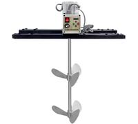 Electric Paint Mixer - 2100W Stirrer with Variable Speed 200-3000 RPM | High-Power Paint Mixer with Variable Speed Control, Ideal for Industrial Liquids and IBC Tote Mixing