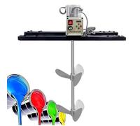 Electric Paint Mixer, High Torque Stirrer 2100W, Adjustable Speed 200-3000 RPM, Reversible, Extendable Stand for IBC Totes and Tanks