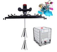 Electric Paint Mixer Stirring Machine Commercial 3280W Container Machine with Support Hanger and Folding Propeller Mixing for Ink Dissolver