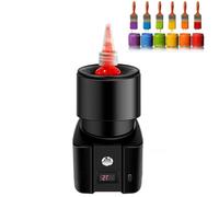 Electric Paint Shaker, Mini Vortex Mixer with Digital Battery Display, Ideal for 5-100ml Paint Bottles, 1 Min Automatic Shutdown, Perfect for Acrylic Paints