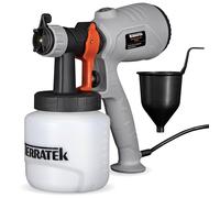 Electric Paint Sprayer 350W, HVLP Hand Held Fence Spray Gun 800ml Container Terratek Grey One Size