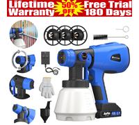 Vonhaus Paint Sprayer 400W, Electric Spray Gun For Outdoor, Indoor, Decorating, Painting Fences, Walls, Ceilings, Floors & More