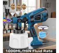 Electric Paint Sprayer Handheld Hvlp Spray Gun For Wall And Fence Painting
