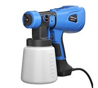 Electric Paint Sprayer, Home Outdoor Garden Wall & Fence Spray Gun Handheld, 2m Cable, 3 Spray Patterns, 550W, 800ml Detachable Container, Adjustable Paint Flow Controls