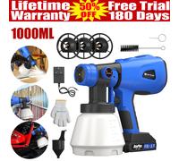 Vonhaus Paint Sprayer 400W, Electric Spray Gun For Outdoor, Indoor, Decorating, Painting Fences, Walls, Ceilings, Floors & More