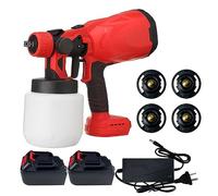 Electric Paint Sprayer with Multi-Size Nozzles for Wall and Fence Painting
