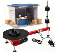 Electric Pallet Film Wrapping Machine for Industrial Packaging