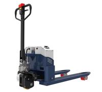 Electric Pallet Jack 6600Lbs Capaci Lithium Battery Powered Walkie Truck for Narrow Spaces (55cm) - Heavy Du Pallet Mover for Warehouses & Logistics