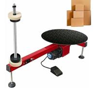 Electric Pallet Stretch Film Wrapping with Turntable for Secure Packaging