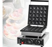 Electric Pancake Baker Maker, 1750W Mini Dutch Pancake Bake Machine, 25 Holes Non-Stick Waffle Pancake Maker for Home Kitchen Restaurant Bakery