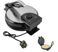 Electric Pancake Maker, 1200W Mini Chapati Maker, 23cm/9 inch, Non-Stick Roti Maker with Indicator Lights, Adjustable Temperature, Electric Tortilla Press for Pancakes, Crepes, Omelettes