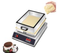 Electric Pancake Maker with Temperature Control and Viewing Window, Ideal for Commercial Bakeries and Snack Bars