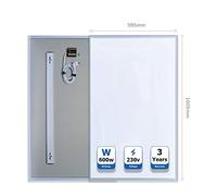 Electric Panel Heater Infrared 1005x595x22MM, 600 Watts with Far Infrared Panel Heater Carbon Crystal, Energy Saving Heater with Overheat Protection Device