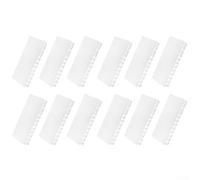 Electric Panel Slot Covers 24 Pack White Modular Hole Covers for Fuse Box Safety Blanks DIN Rail Compatible with Hager for schneider Distribution Board 11x5.2cm(24PCS)