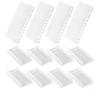 Electric Panel Slot Covers, for Fuse Box, Modular Hole Shields for Legrand Hager, for SCHNEIDER, ABS Plastic Safety Blanks, for Distribution Board, White (12 Pack)(12PCS)