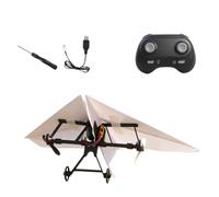 Electric Paper Airplane,RC Aircraft Kit,Remote Flying Toy
