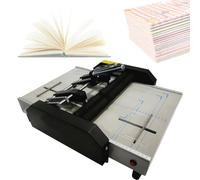 Electric Paper Folding and Stapling Machine for Booklet Making, High-Speed 200-300 Booklets/Hour, Ideal for Printing Factories and Schools