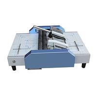 Electric Paper Stapler Creaser, A3 Saddle Stitch Binding Machine, Automatic Flat-Clinch Document Finishing, Ideal for Offices and Schools, Efficient and Easy to Use
