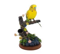Electric Parrot Toy - Animated Bird Voice Repeat Gadget | Sparrow Induction Sensor Operated Colorful Talking Figure Decoration Battery Accessory for Balconies