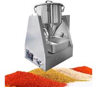 Electric Particle Powder Mixer - Stainless Steel Laboratory Blender with Adjustable Speed and Rotation for Dry Powder Mixing