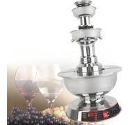 Electric Party Fountain Machine for Red Wine and Champagne, Adjustable Temperature Juice and Wine Fountain for Bars and Birthday Celebrations