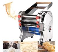 Electric Pasta Maker Machine - Automatic Dough Roller & Noodle Cutter for Homemade Wide or Thin Round Noodles
