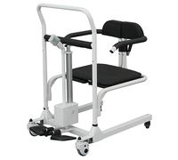 Electric Patient Lift Transfer Chair,Transfer Lift Wheelchair,180° Split Seat,Multifunctional,Can Bear 330Lbs,for Home Portable