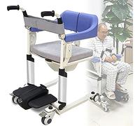 Electric Patient Transfer Chair with Soft Seat, Remote Control, 9-Level Lifting, 180° Opening, for Nursing Elderly and Disabled, Max Load 308Ib
