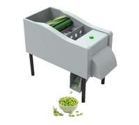 Electric Pea Bean Sheller, Semi-Automatic Stainless Steel Pod Stripper Peeling Machine for Efficient Shelling and Food Preparation