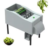 Electric Pea Sheller Machine, Stainless Steel Automatic Peeler, 25-40KG/H High Efficiency, Low Breakage for Peas and Soybeans, Ideal for Home and Commercial Use