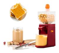 Electric Peanut Butter Maker, with Removable Grinding Disk and 500ml Container, Almond Cereal Grain Grinder Mills Machine, with Non-slip Base, for Peanuts, Cashews, Almonds, Hazelnuts