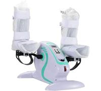 Electric Pedal Exerciser Portable Exercise Bike Knee & Leg Exercise Peddling Machine Adjustable Fitness Rehab Equipment for Seniors with Cable Remote Control
