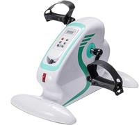 Electric Pedal Exerciser with Remote Control Adjustable Mini Exercise Bike Physical Therapy and Rehab for Arm Leg Work-Out