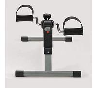 Electric Pedal Mini Rehabilitation Maine Folding Mini Exercise Bike Portable Home Pedal Exerciser Rehabilitation,gray