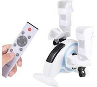 Electric Pedal Portable Mini Exercise Bike Stepper Pedal Exerciser with Adjustable Seat and Resistance, Postoperative Pedal Trainer with LCD Display F,C